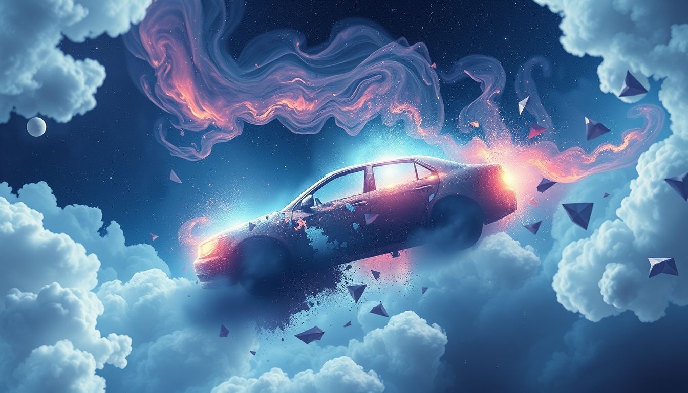 Dromen over een verloren auto symboliseren vaak controleverlies en onzekerheid.