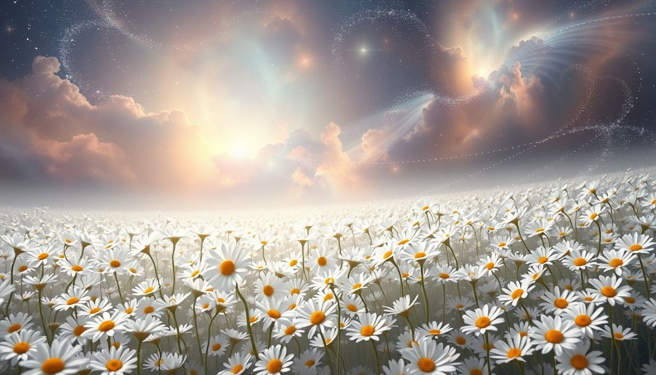 Dromen over madeliefjes symboliseren vaak onschuld en hoop.