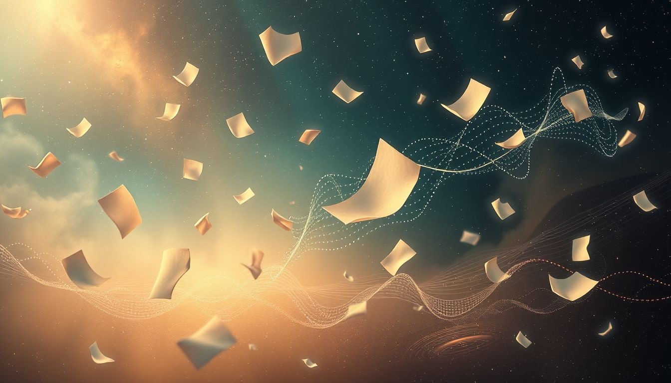 Dromen van papierfabriekgeluiden symboliseren creatieve processen en ideeën.