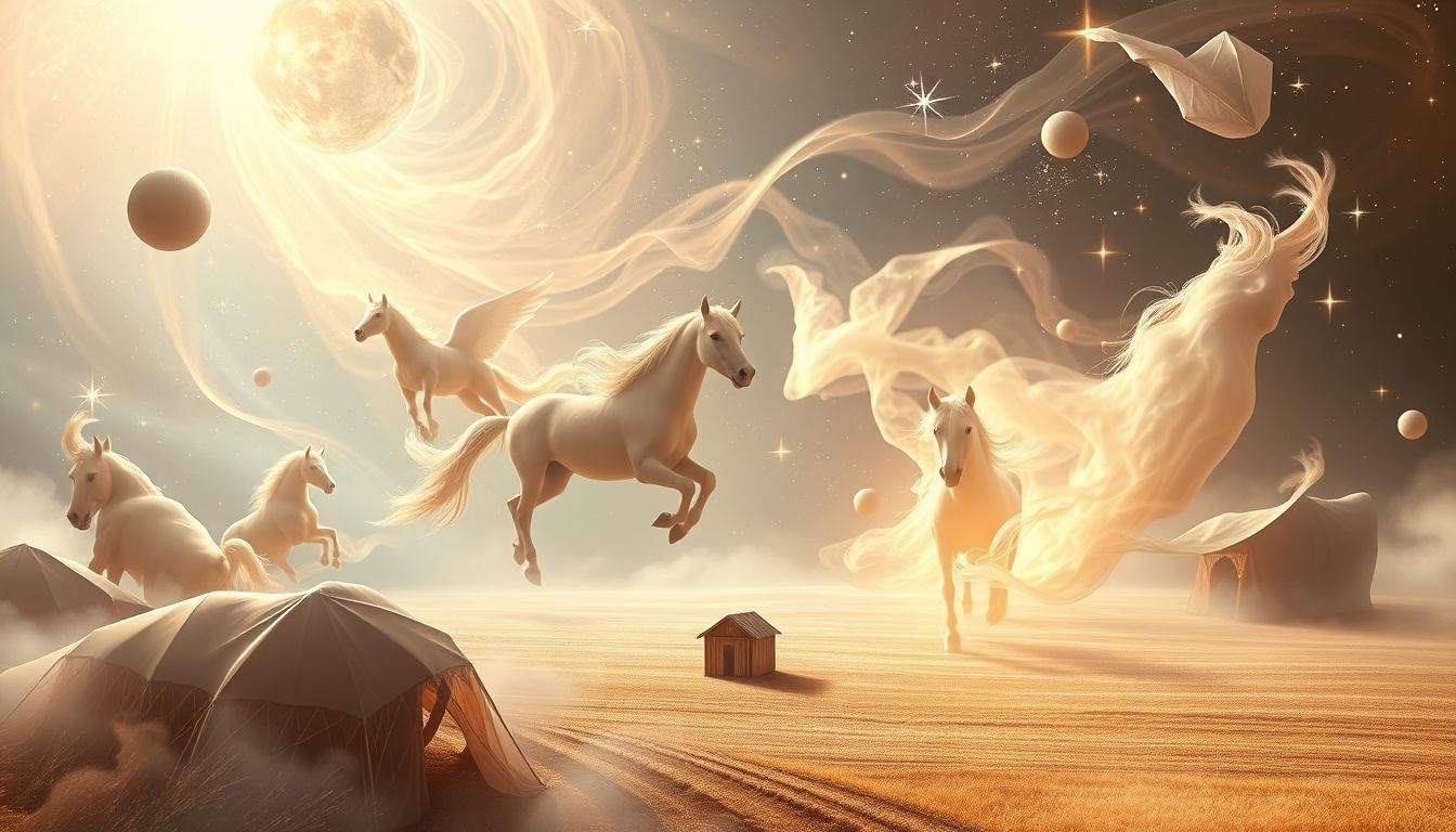 Dromen over een stoeterij symboliseert groei en nieuwe kansen.