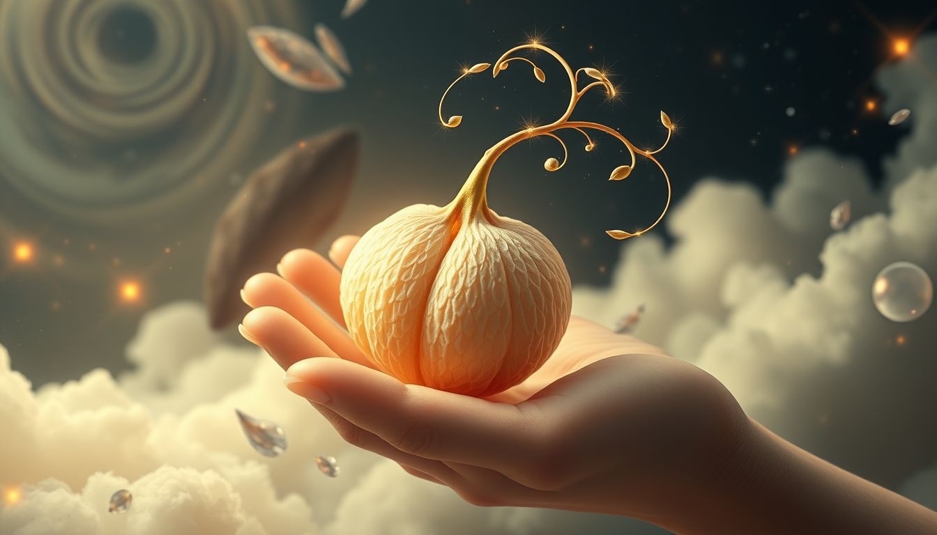 Dromen over lycheezaadjes symboliseren nieuwe kansen en groei.