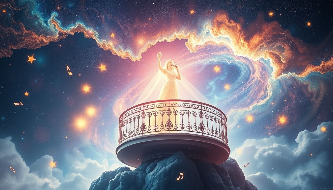 Dromen over zingen op een balkon weerspiegelt verborgen creativiteit en bewondering.