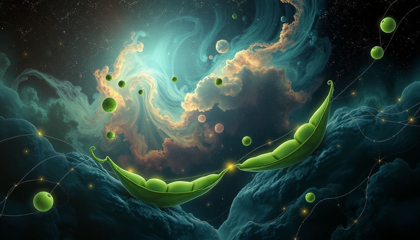 Spliterwten in dromen symboliseren verdeeldheid en conflicten overwinnen.