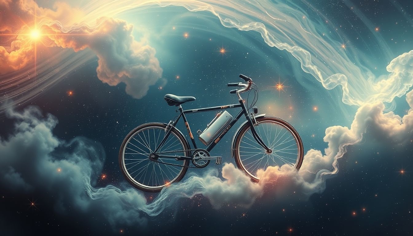 Dromen over vallen met een fiets symboliseren controleverlies en angst.