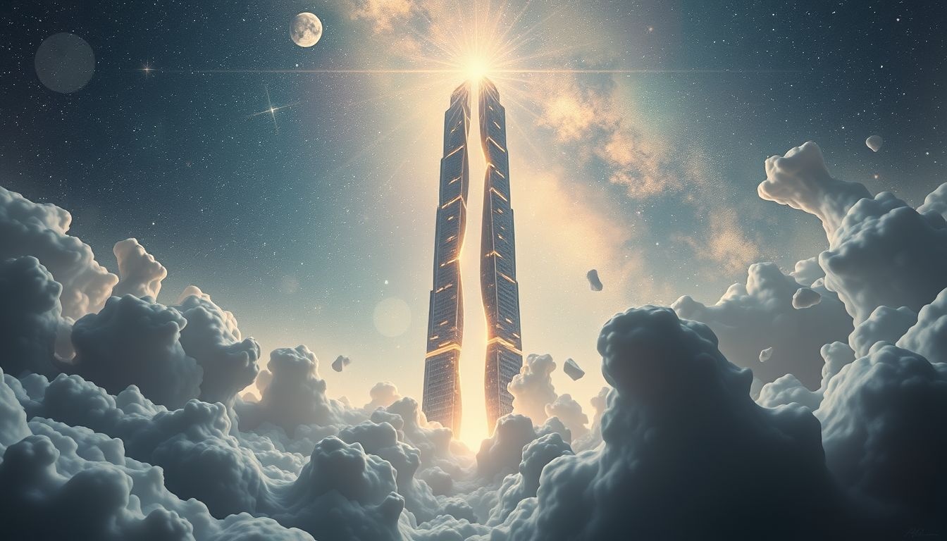 Lege wolkenkrabbers symboliseren vaak gevoelens van leegte en onzekerheid.