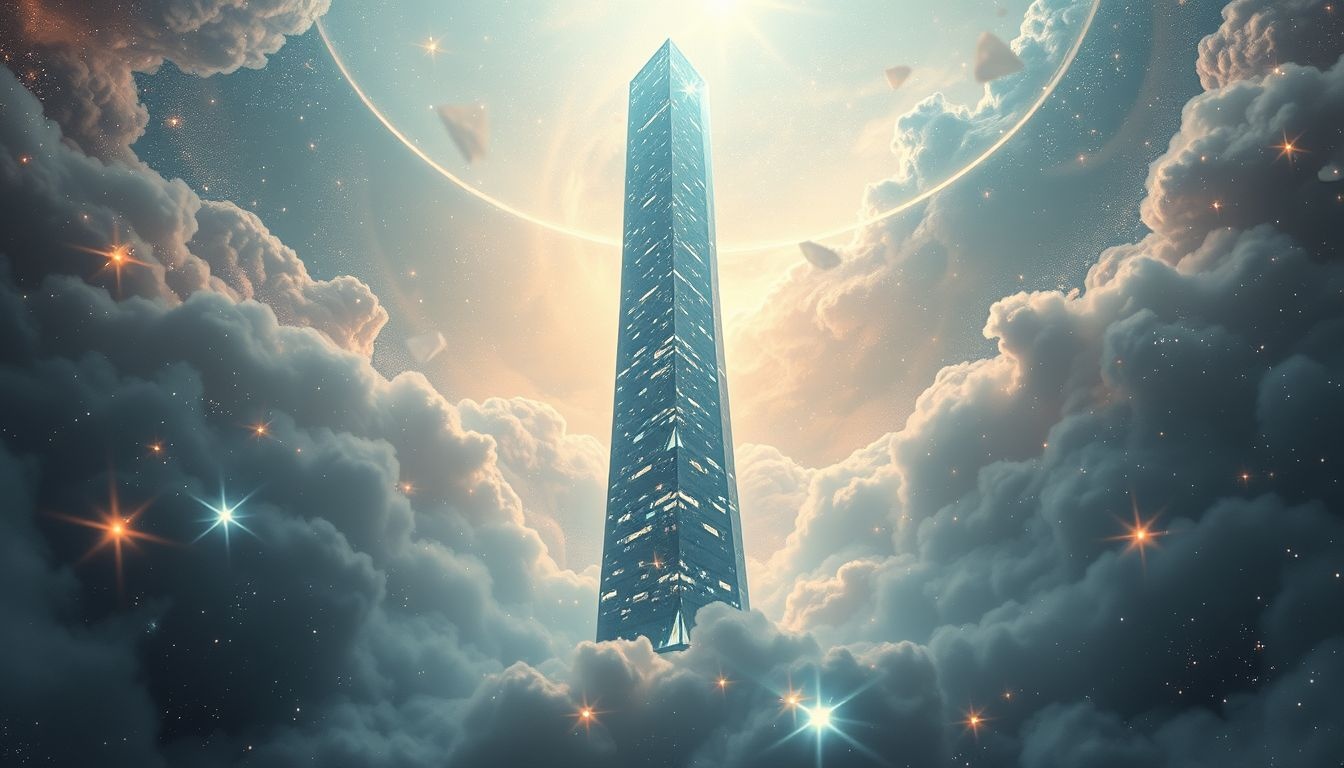 Glazen wolkenkrabbers in dromen symboliseren transparantie en ambitie.