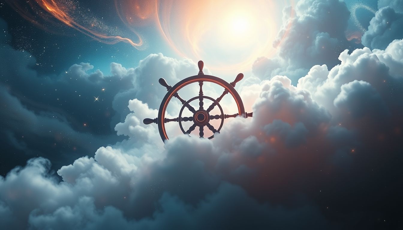 Dromen over sturen symboliseren controle over je levensrichting en keuzes.