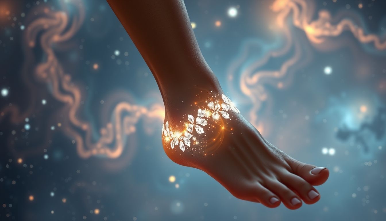 Een nieuwe enkelband symboliseert vaak frisse starts en verbondenheid.