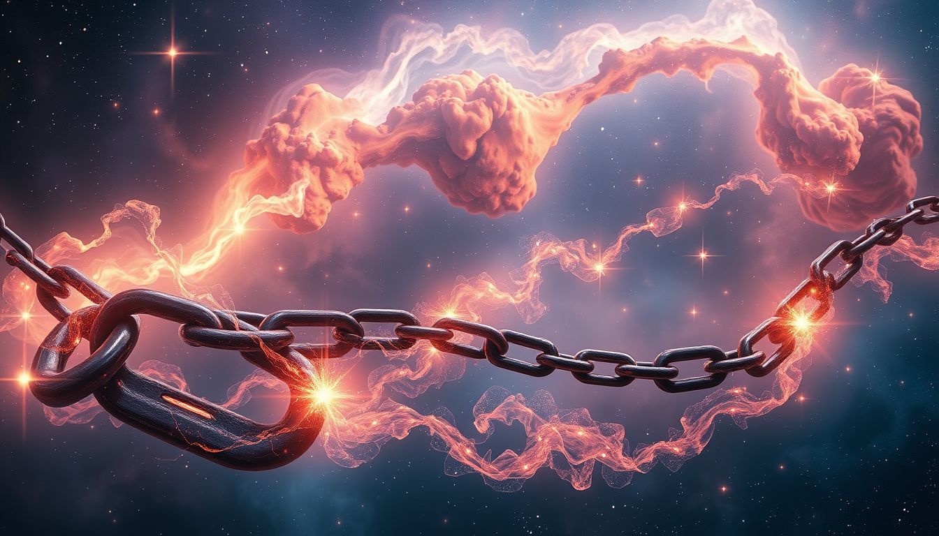 Droom 10: Boeien van ijzer symboliseren vaak gevoel van onvrijheid.