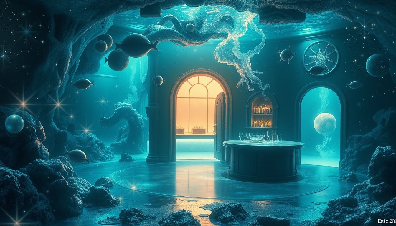 Een geheime kamer in een duikbar symboliseert verborgen verlangens.