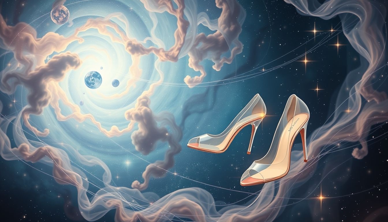 Schoenen met hakken passen symboliseert zelfvertrouwen en elegantie ontdekken.