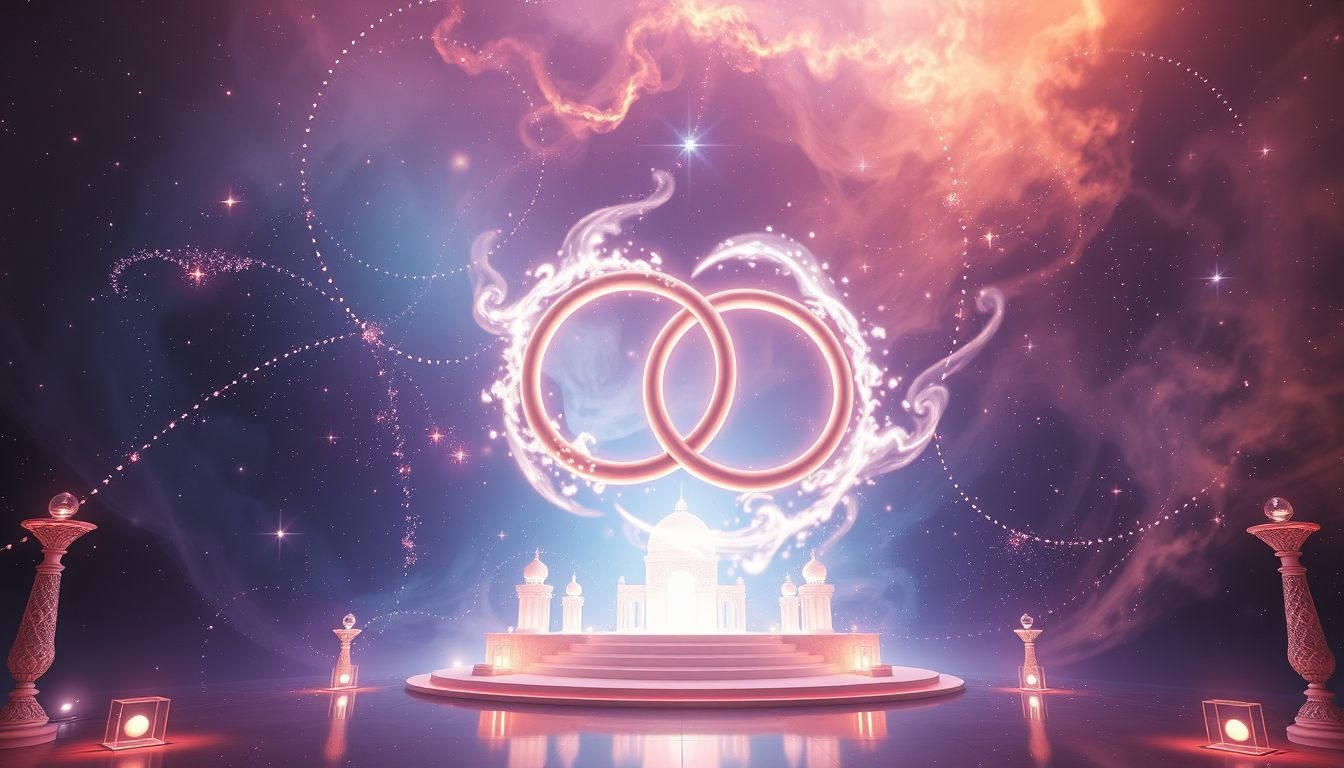 Trouwen in Godshuis symboliseert heilige verbintenis en spirituele eenheid.