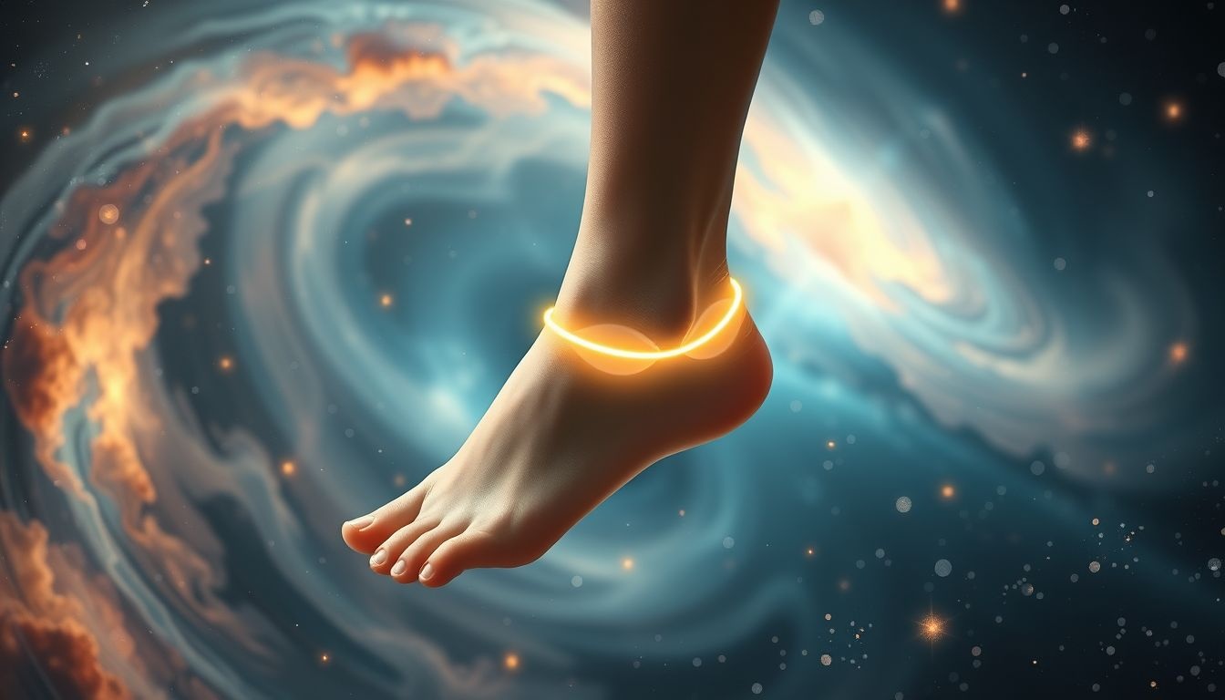 Een comfortabele enkelband symboliseert vrijheid binnen veilige grenzen.