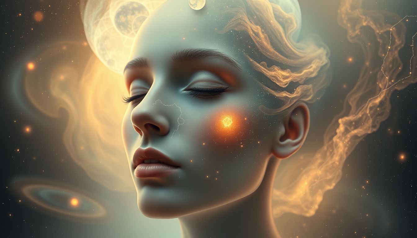 Een moedermal in je gezicht symboliseert persoonlijke identiteit en zelfacceptatie.