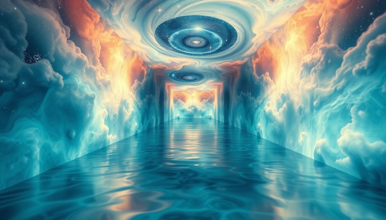 Water in een gang symboliseert emotionele obstakels in je leven.