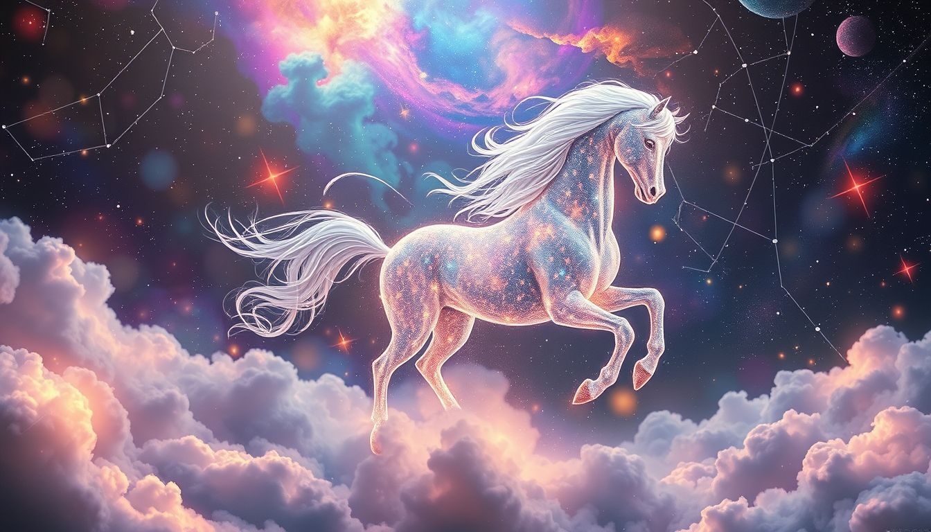 Een paard horen hinniken symboliseert vrijheid en innerlijke kracht.