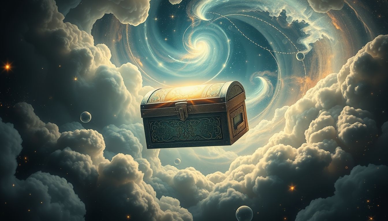 Een tinnen kist in droom symboliseert verborgen emoties en geheimen.