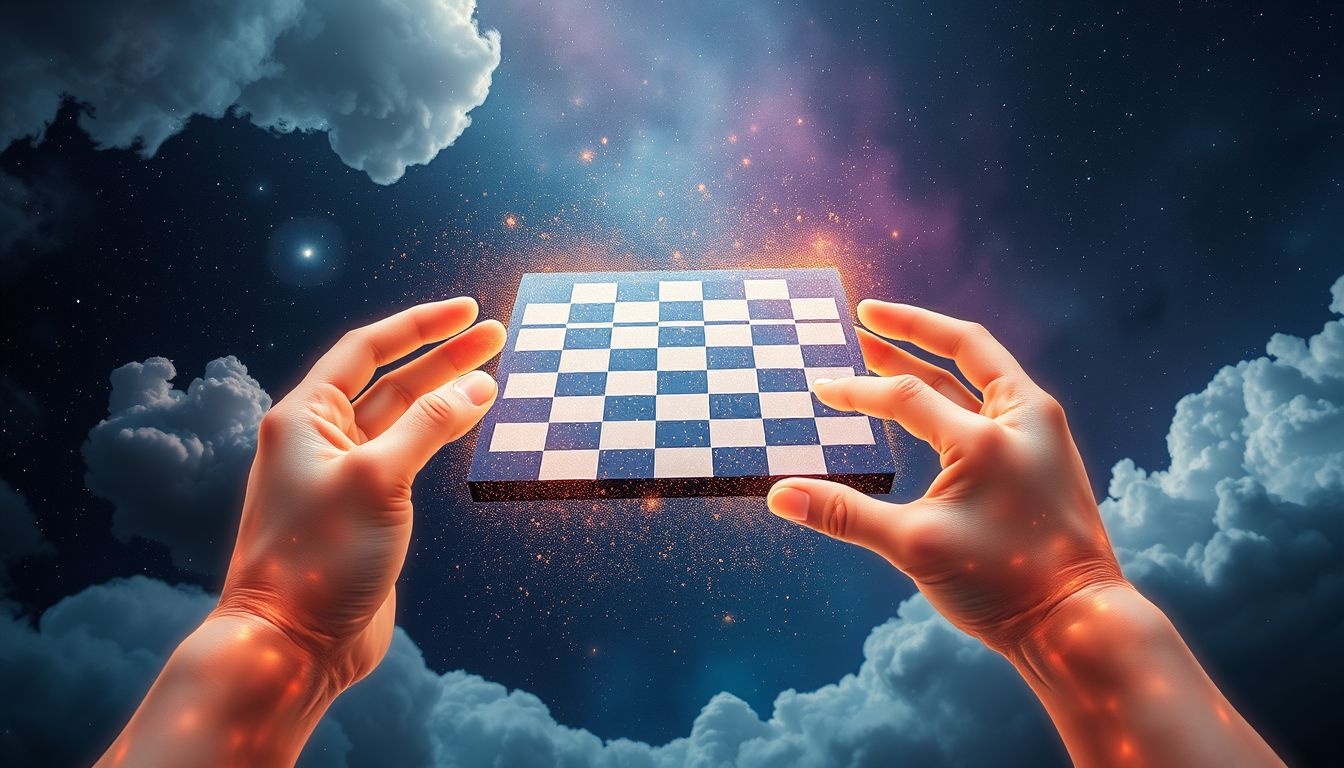 Een dambord cadeau geven symboliseert strategisch denken en nieuwe kansen.