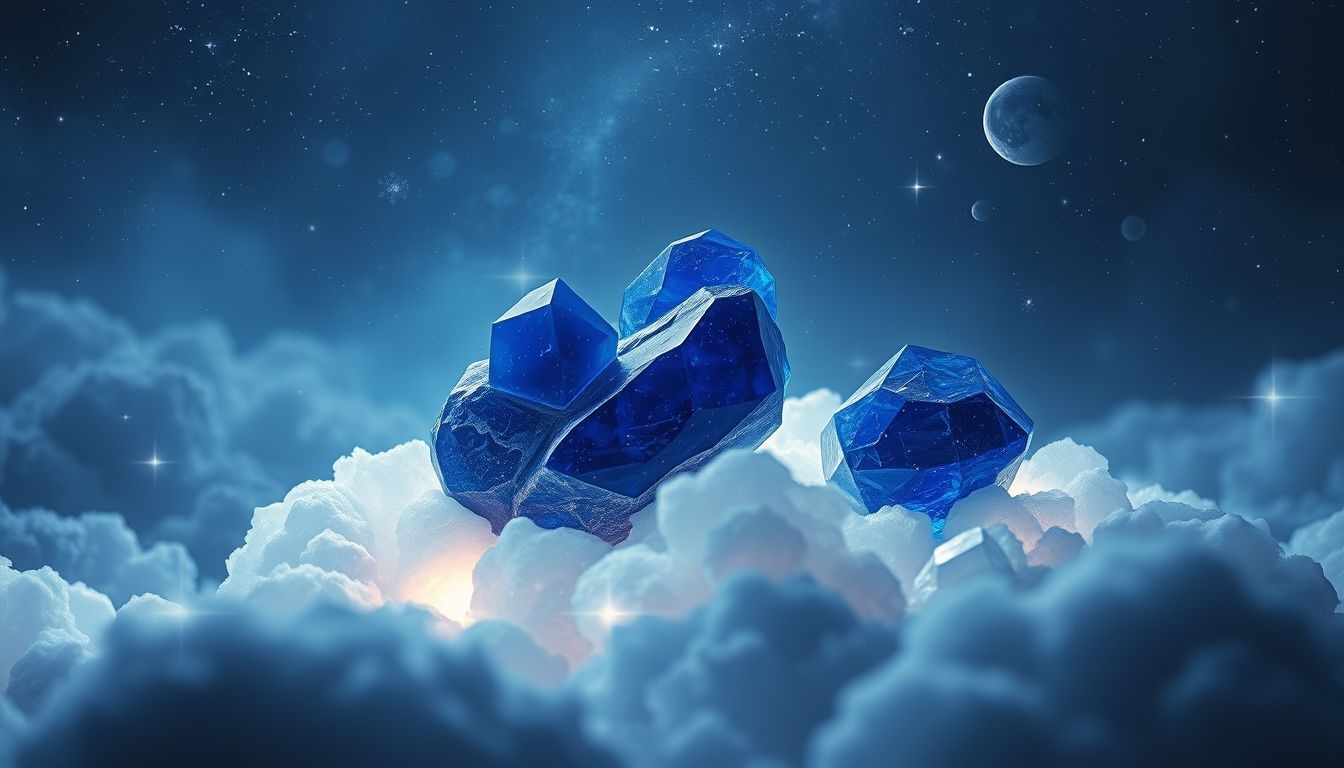 Dromen over lapis lazuli symboliseren innerlijke wijsheid en diepe rust.