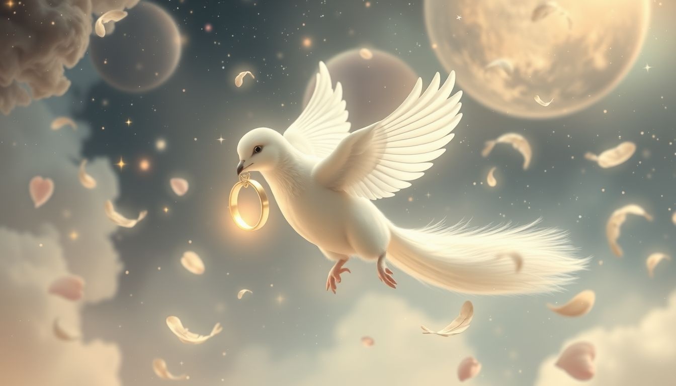 Een dier als boodschapper symboliseert onverwachte liefde en verbondenheid.