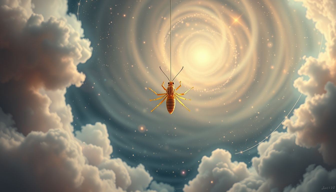 Een stille krekel in je droom symboliseert onderdrukte intuïtie.