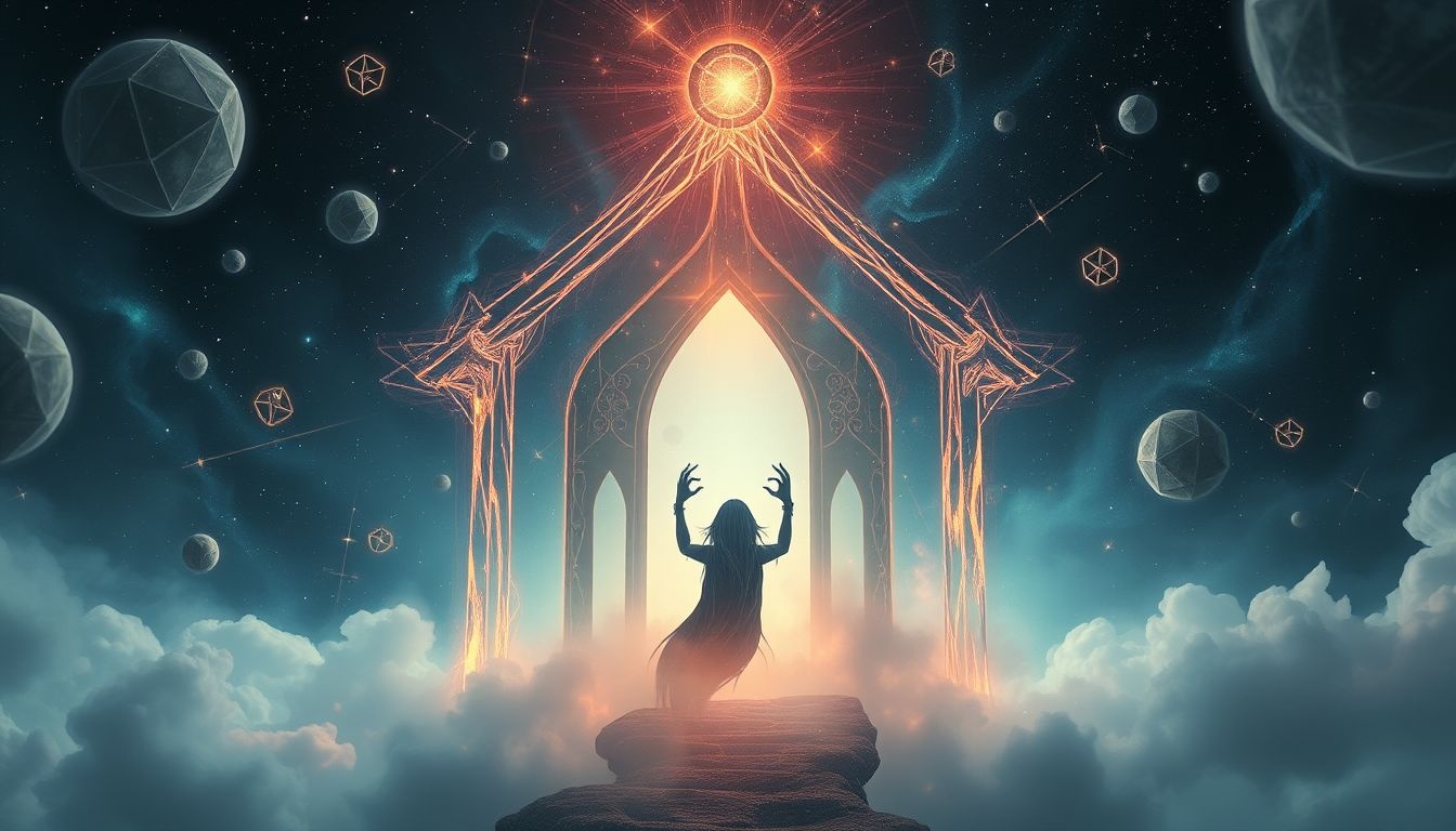 Een demon in Gods huis symboliseert innerlijke conflicten en verleiding.