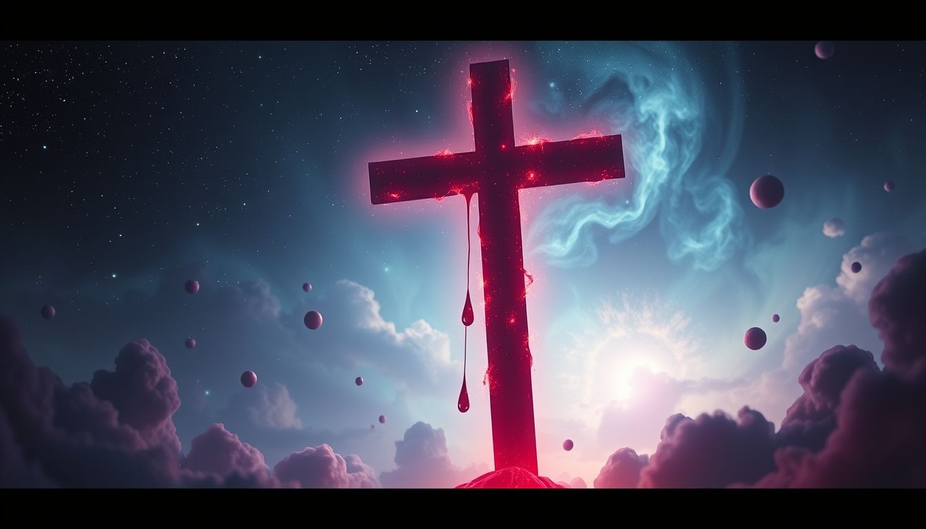 Bloed op Golgotha symboliseert verlossing en innerlijke zuivering.