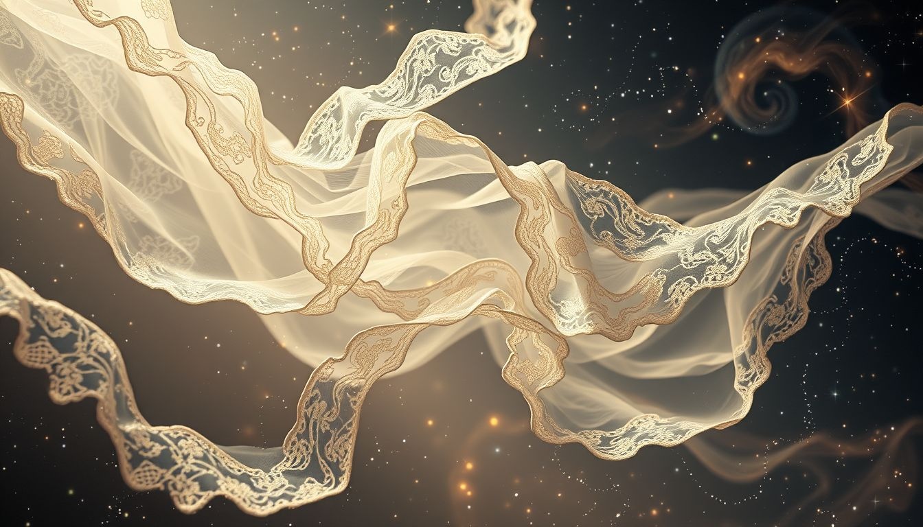 Dromen over kanten kleding symboliseren vaak verfijning en sensualiteit.