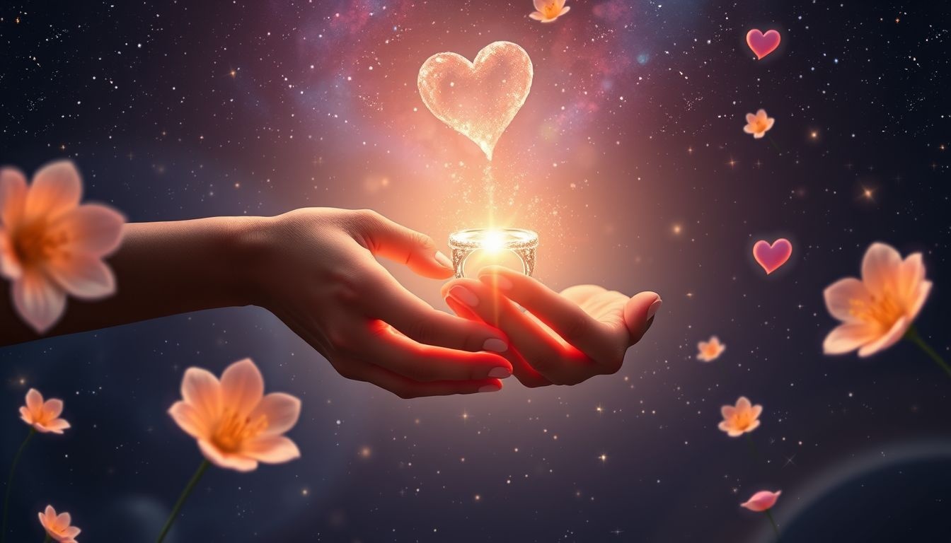 Je droomt over een aanzoek als teken van liefde en zekerheid.