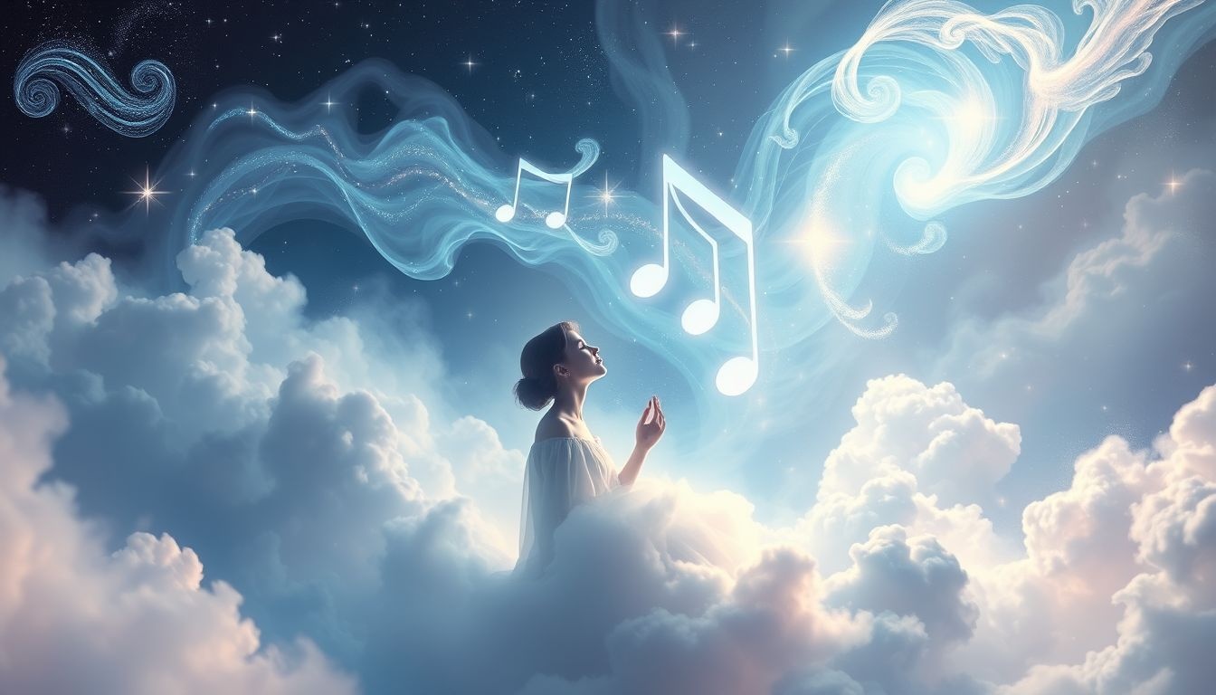 Zelf een psalm zingen in een droom symboliseert innerlijke rust en vertrouwen.