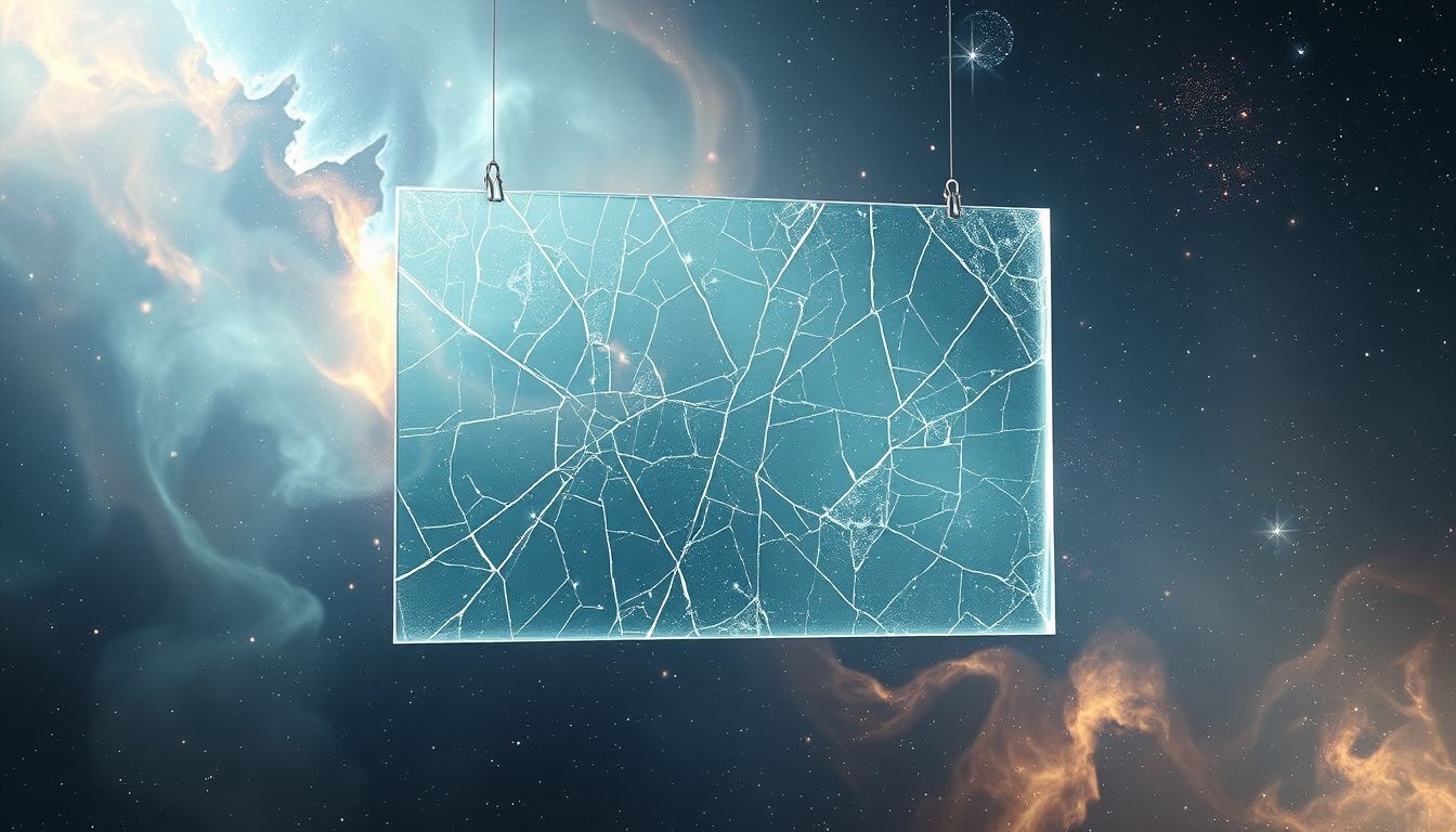 Een glazen wand in dromen symboliseert vaak innerlijke kwetsbaarheid en transparantie.
