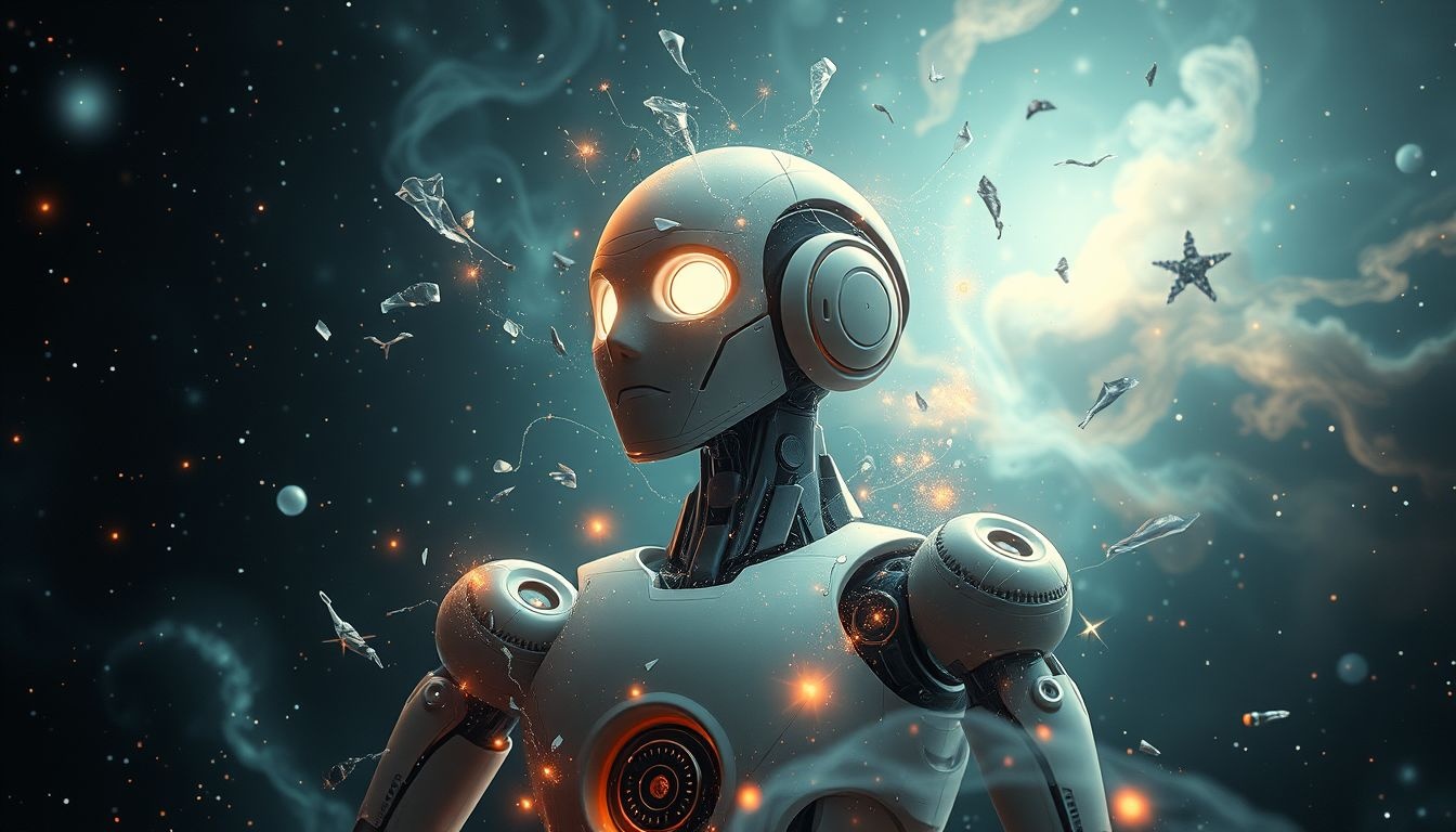 Een robotongeluk in dromen symboliseert controleverlies en technologische angst.