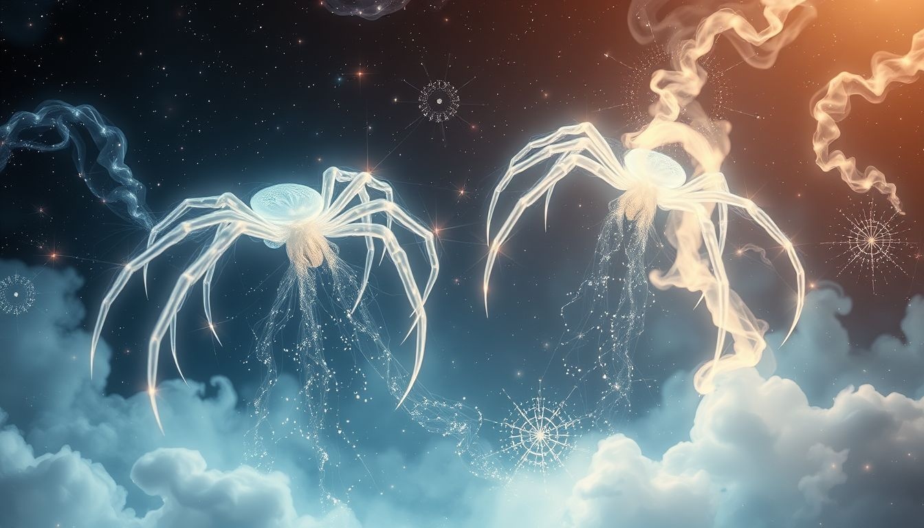 Dromen over spin doden met spray symboliseert controle over angsten.