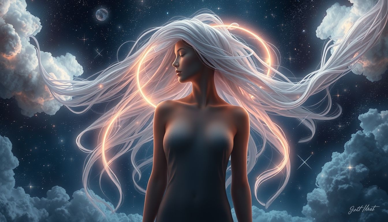 Je knipt haar om belemmeringen in je leven los te laten.