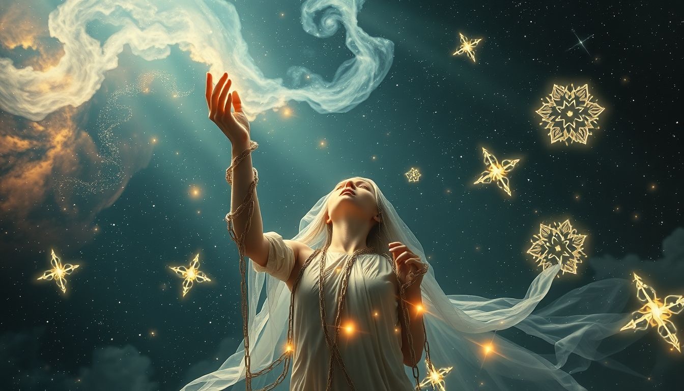 Geboeien in dromen symboliseren vaak hulpeloosheid en behoefte aan steun.