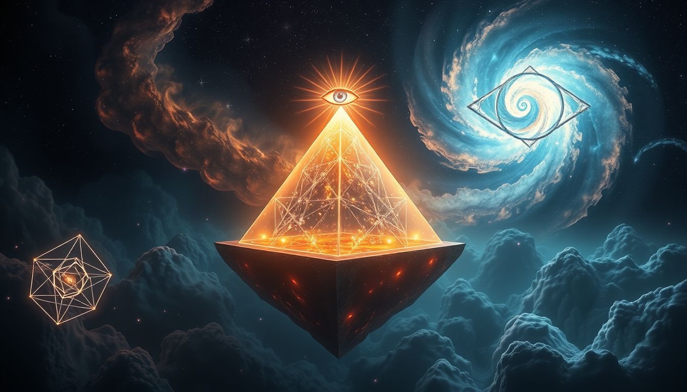 Het alziend oog symboliseert inzicht en verborgen macht in dromen.