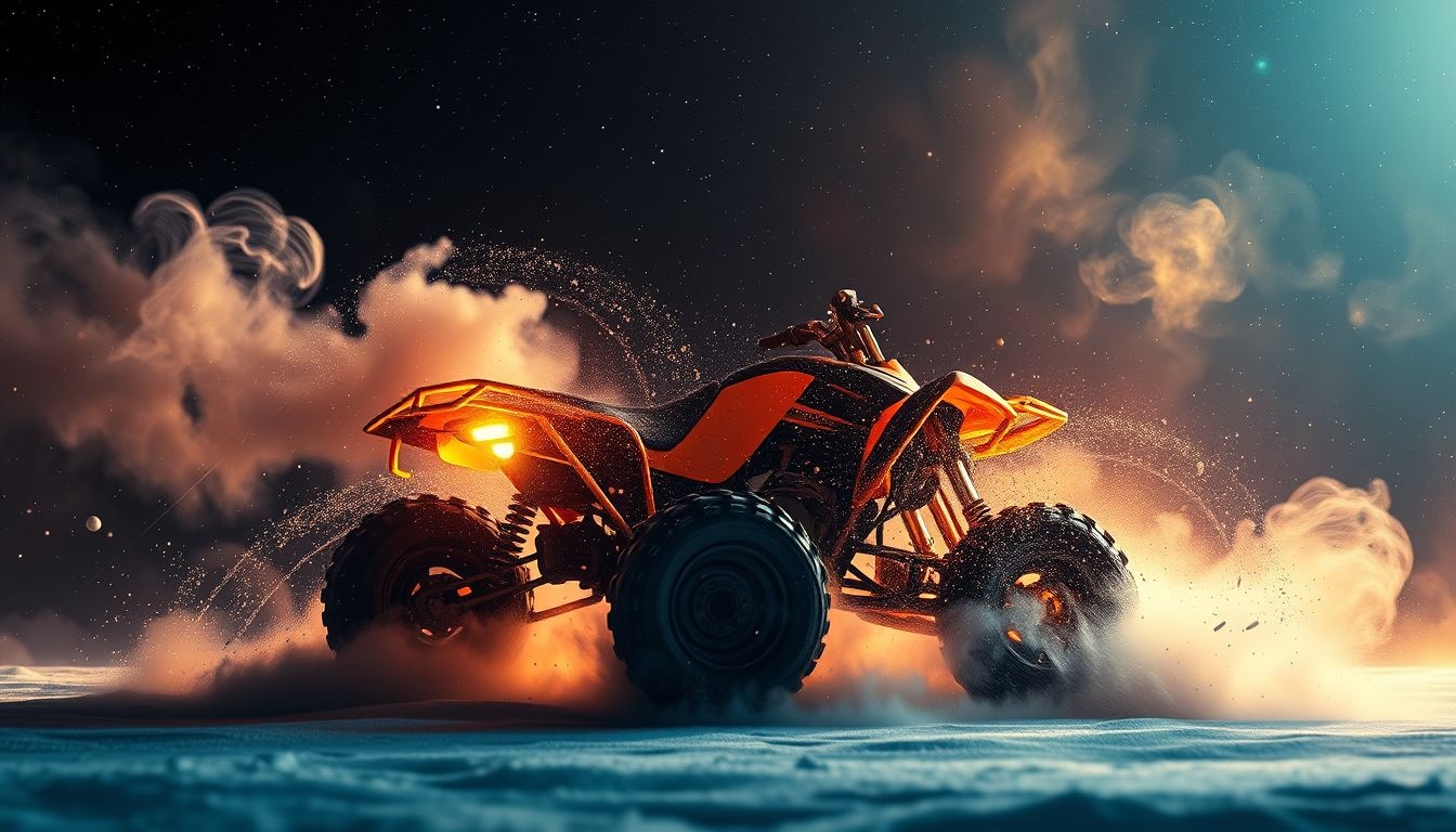 Een quad-ongeluk in dromen waarschuwt voor impulsieve keuzes.