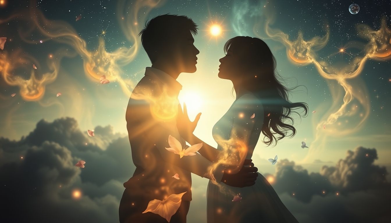 Een kus in dromen symboliseert vaak verlangen naar nabijheid.