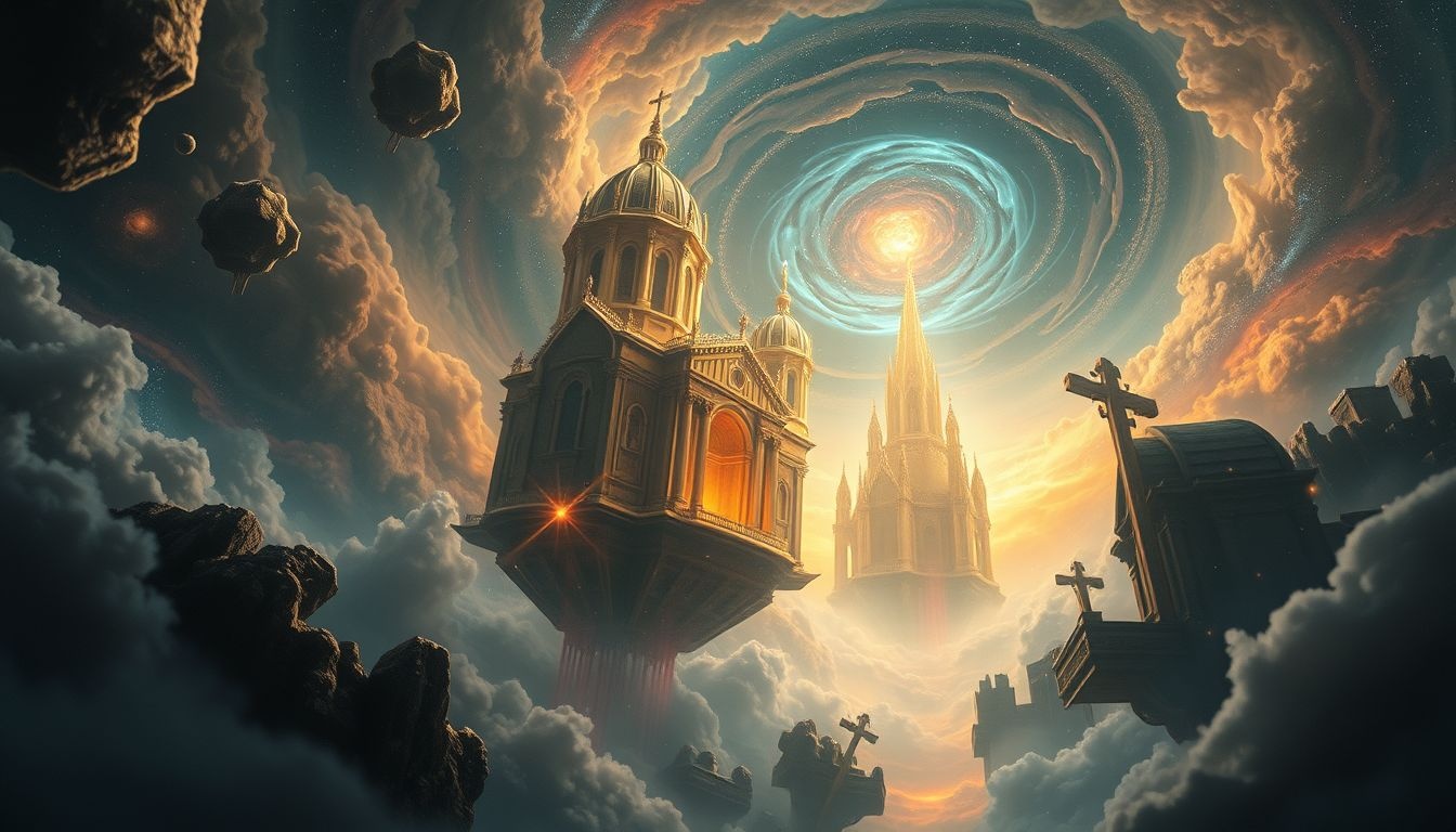 Dromen over Vaticaan tijdens apocalyps symboliseren spirituele transformatie en chaos.