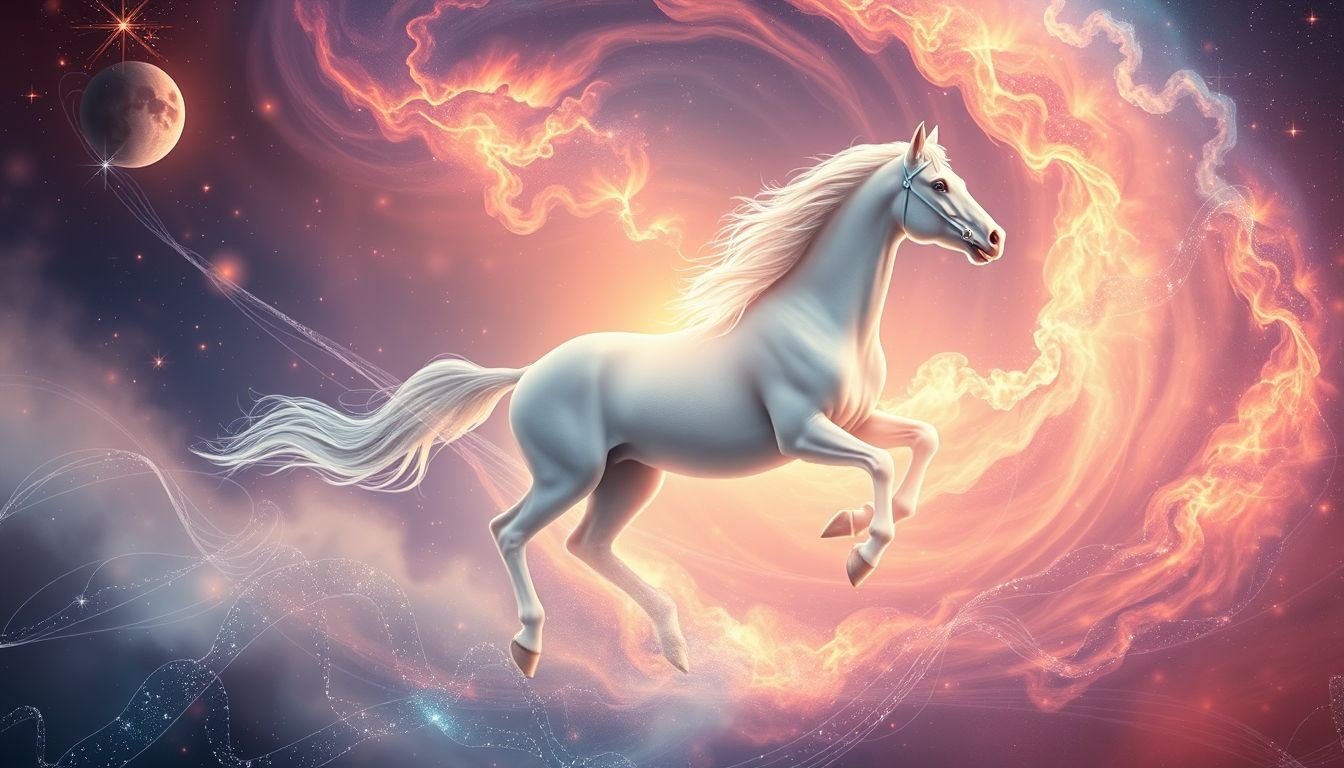 Een paard dat je achtervolgt symboliseert ontvluchte emoties.