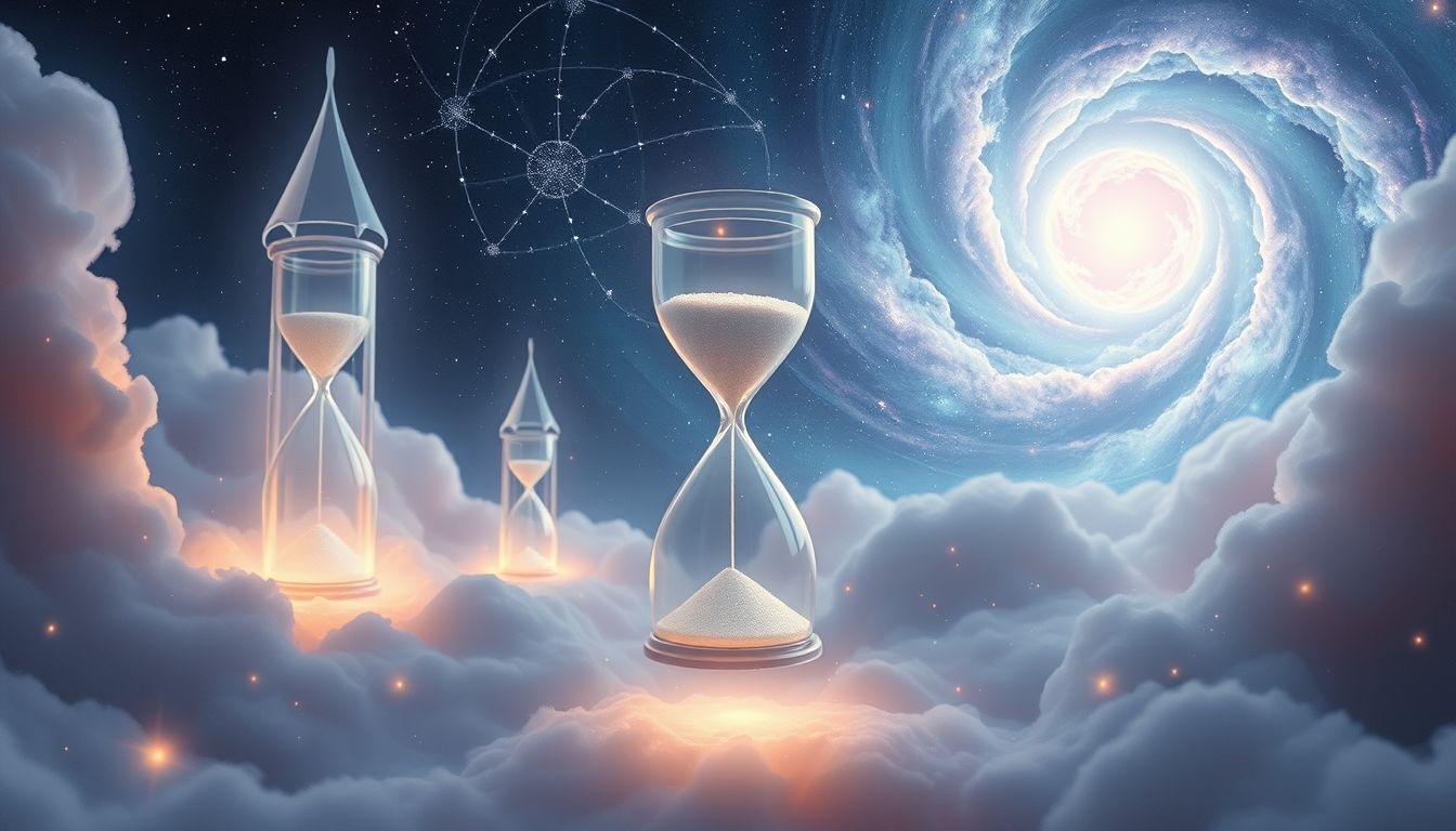 Een zandloper symboliseert tijdsverloop in je droomhuis.