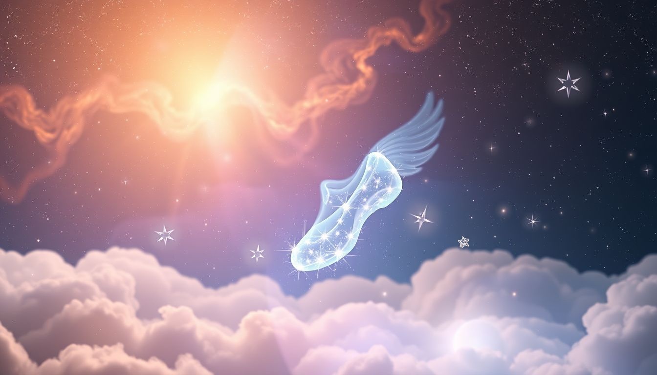 Dromen over vliegende schoenen symboliseren vrijheid en nieuwe mogelijkheden.