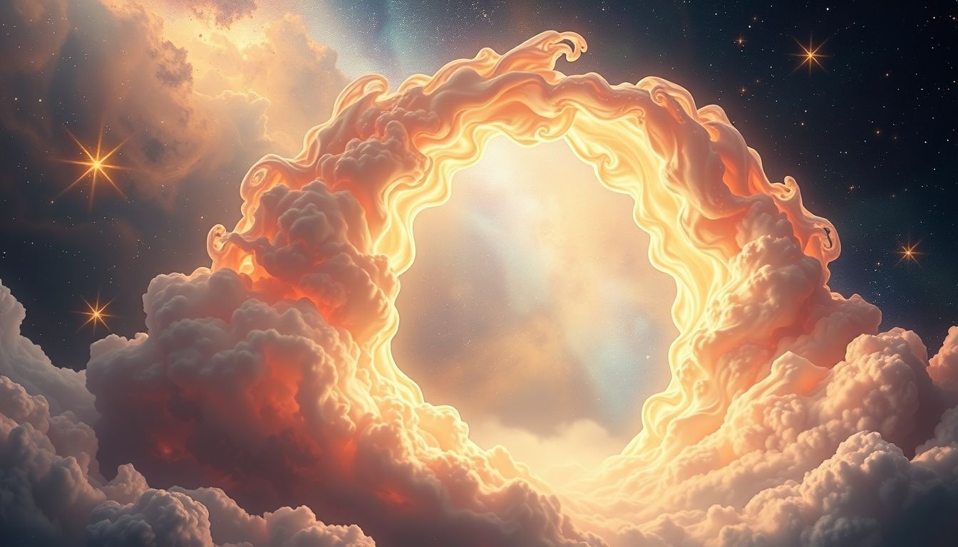 Binnenkomen in Gods huis symboliseert spirituele hernieuwde verbinding en vrede.