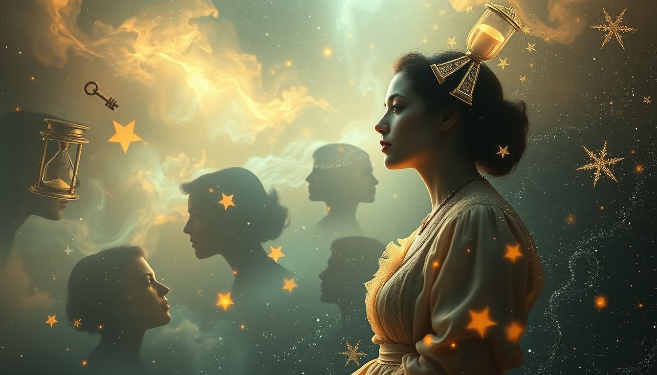 Een gouvernante uit het verleden symboliseert onopgeloste jeugdherinneringen.