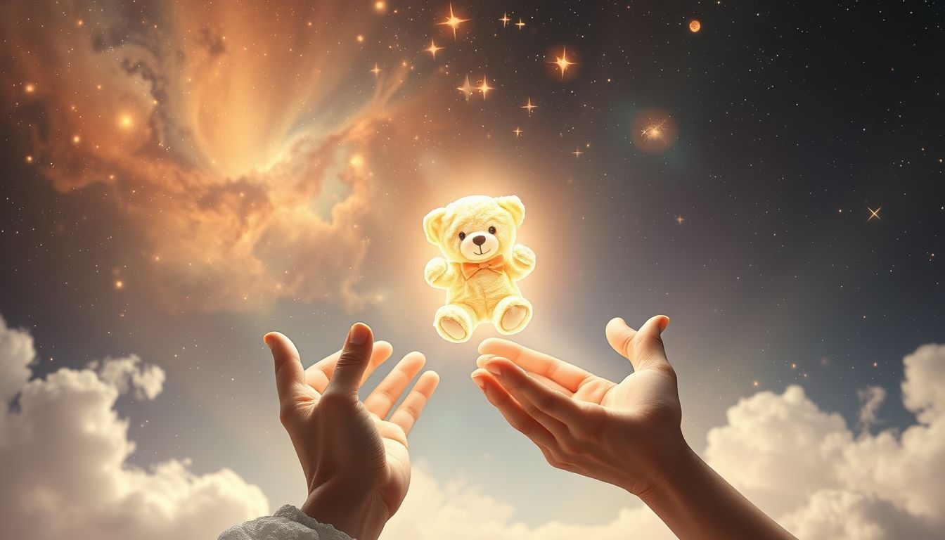Een knuffelbeer weggeven symboliseert het loslaten van oude emoties.