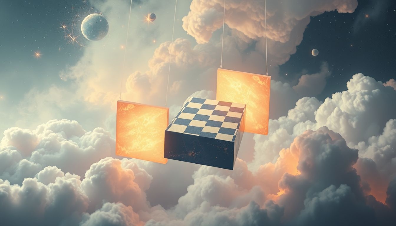 Dromen over dambordstukken symboliseren strategisch denken en keuzes maken.