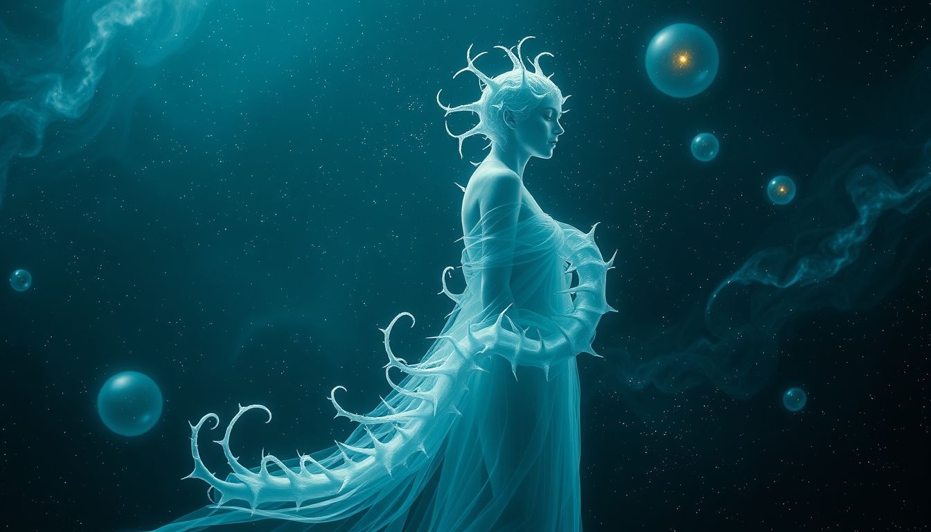 Een rups met doornen symboliseert groei via uitdagingen en bescherming.