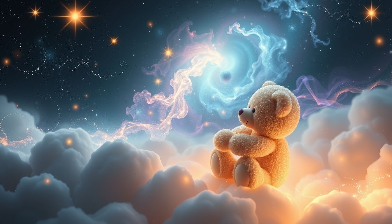 Een knuffelbeer in je droom symboliseert troost en vertrouwen.