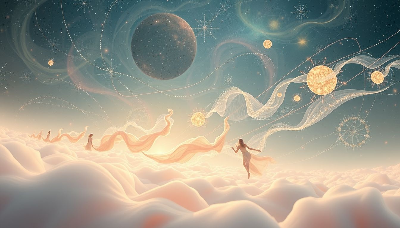 Een oneindige parade symboliseert voortdurende veranderingen en kansen.