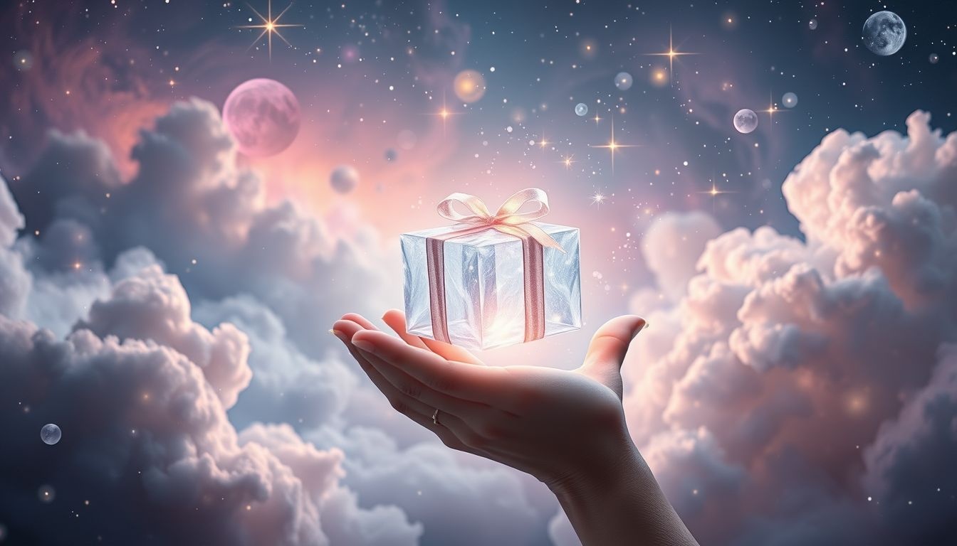 Dromen over geschenken symboliseren vaak onverwachte beloningen en waardering.
